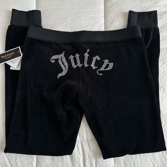 Juicy Couture Pants - Juicy Couture Bling Velour Pants